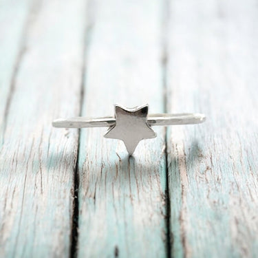 Sterling Silver Star Fidget Ring