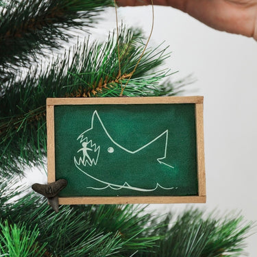 Jaws Chalkboard Ornament