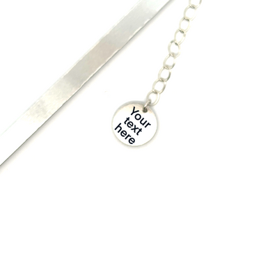 “Page Turner” Aluminum Bookmark with Personalized Tassel