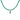 Dainty Emerald Green Crystal Necklace