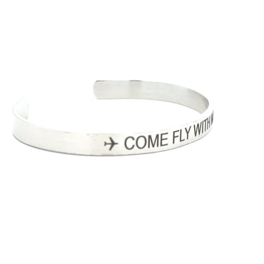 Personalized Aluminum Bangle Bracelet