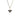 Dainty Black Enamel Satellite Shark Tooth Necklace