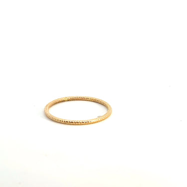 14k Gold Filled Sparkle Stacking Ring